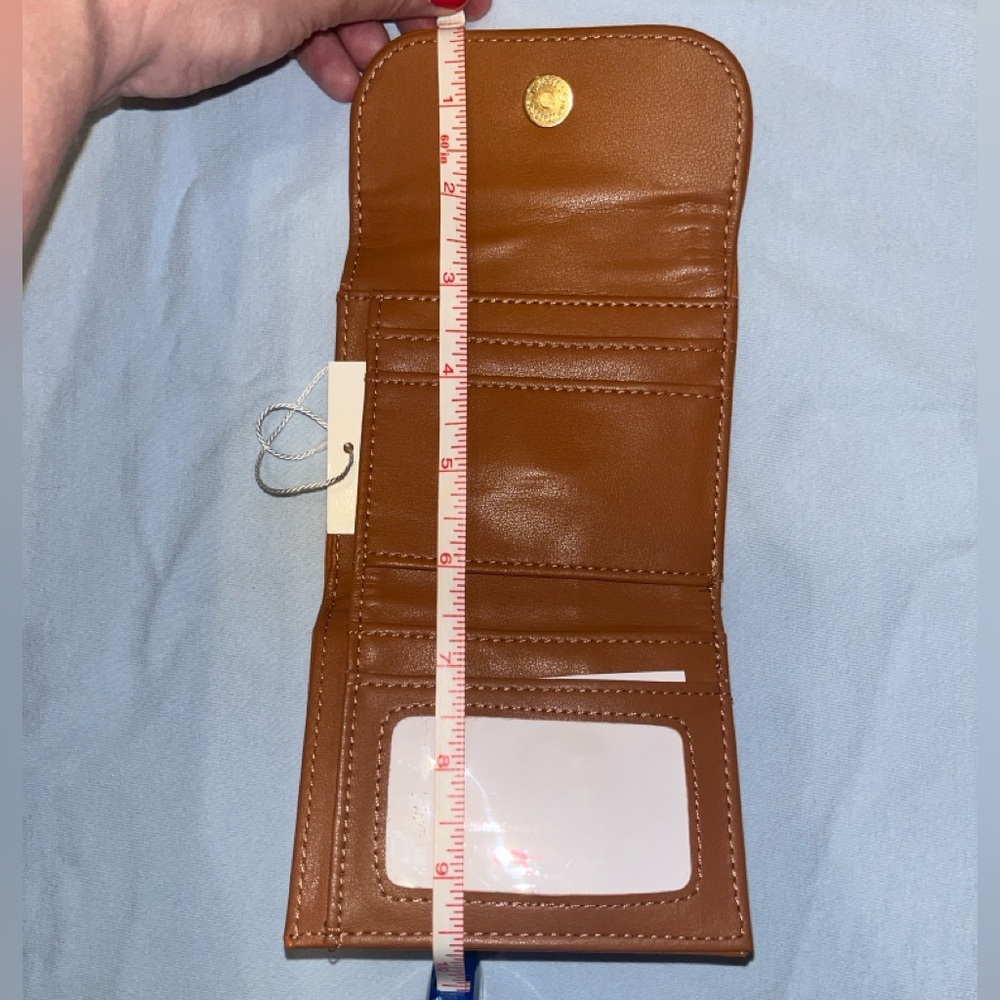 Jessica Moore canvas trifold women’s wallet - Picture 6 of 7